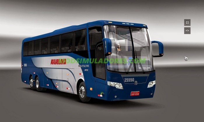 Ônibus Elegance 360 6x2 V.2.1 Para V.1.26.X - ETS2