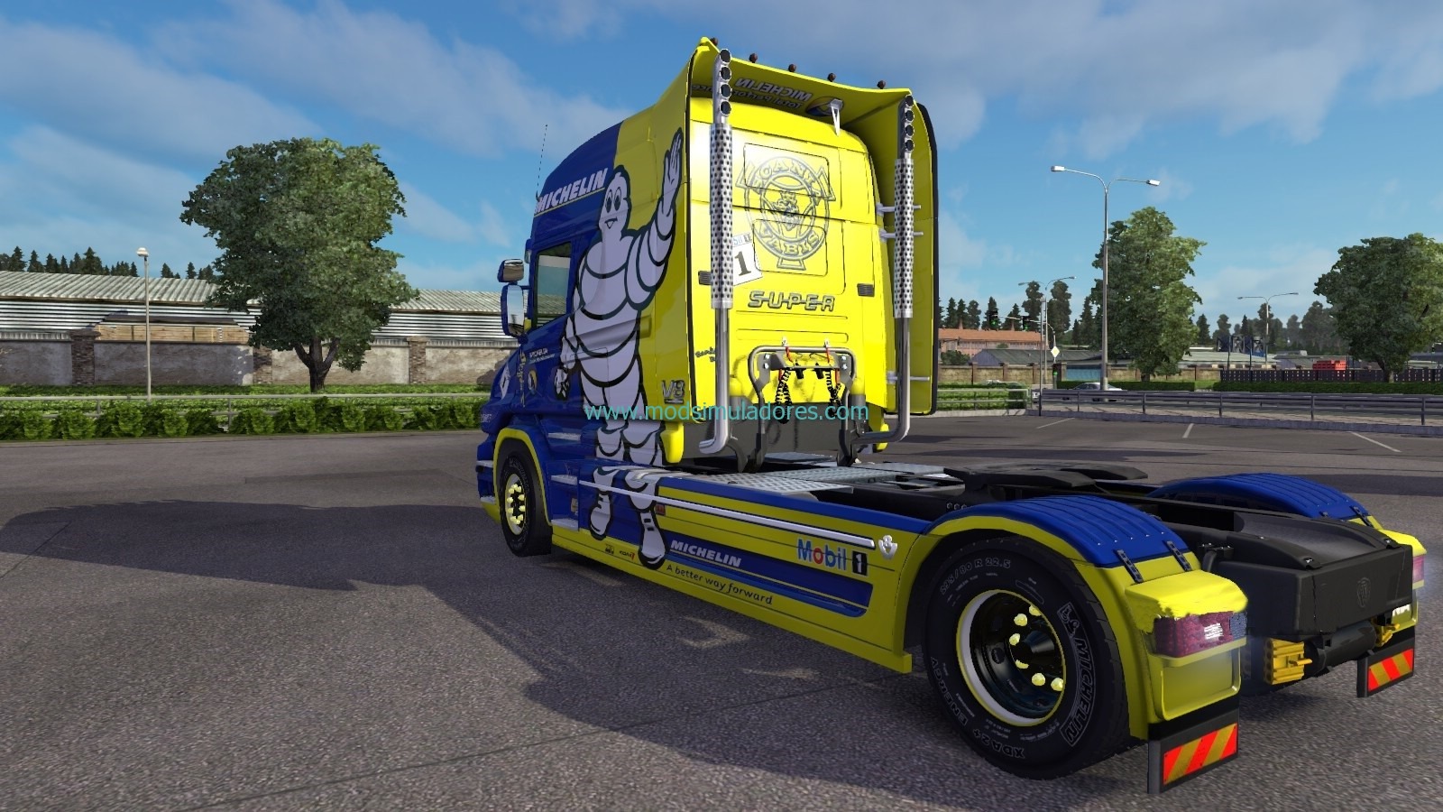 Scania T Skin Michelin Pack Para ETS2
