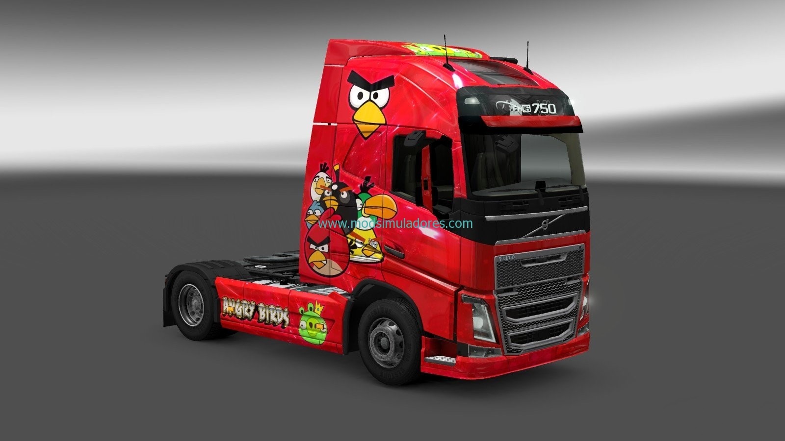Skin Volvo FH 2012  Angry Birds Para ETS2
