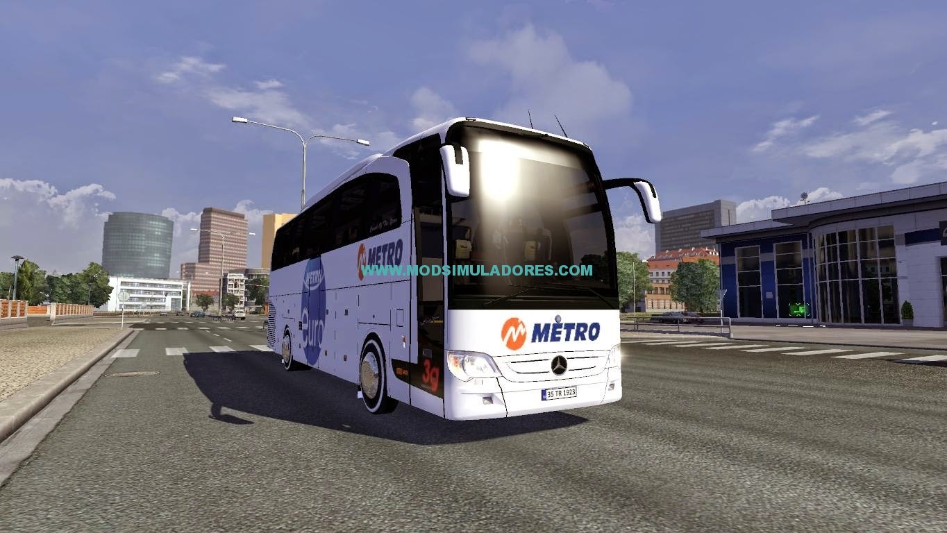 Ônibus - Mercedes Benz Travego 15 SHD Para ETS2