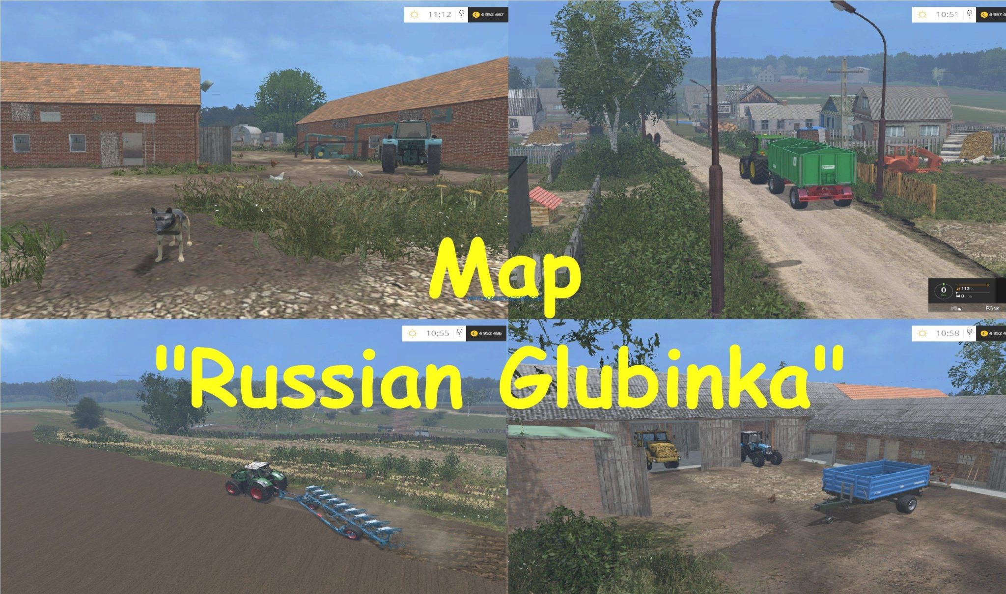 Mapa Russiam Glubinka Para FS15