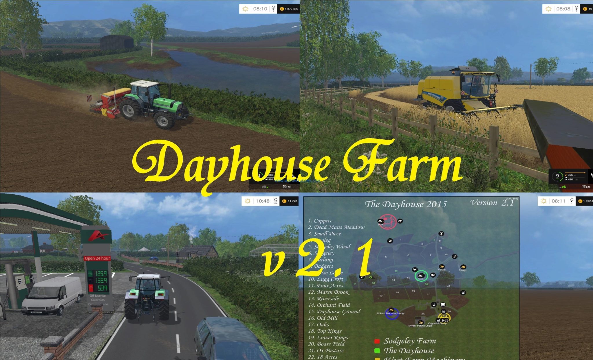 Mapa The Dayhouse V 2.1 Para FS15