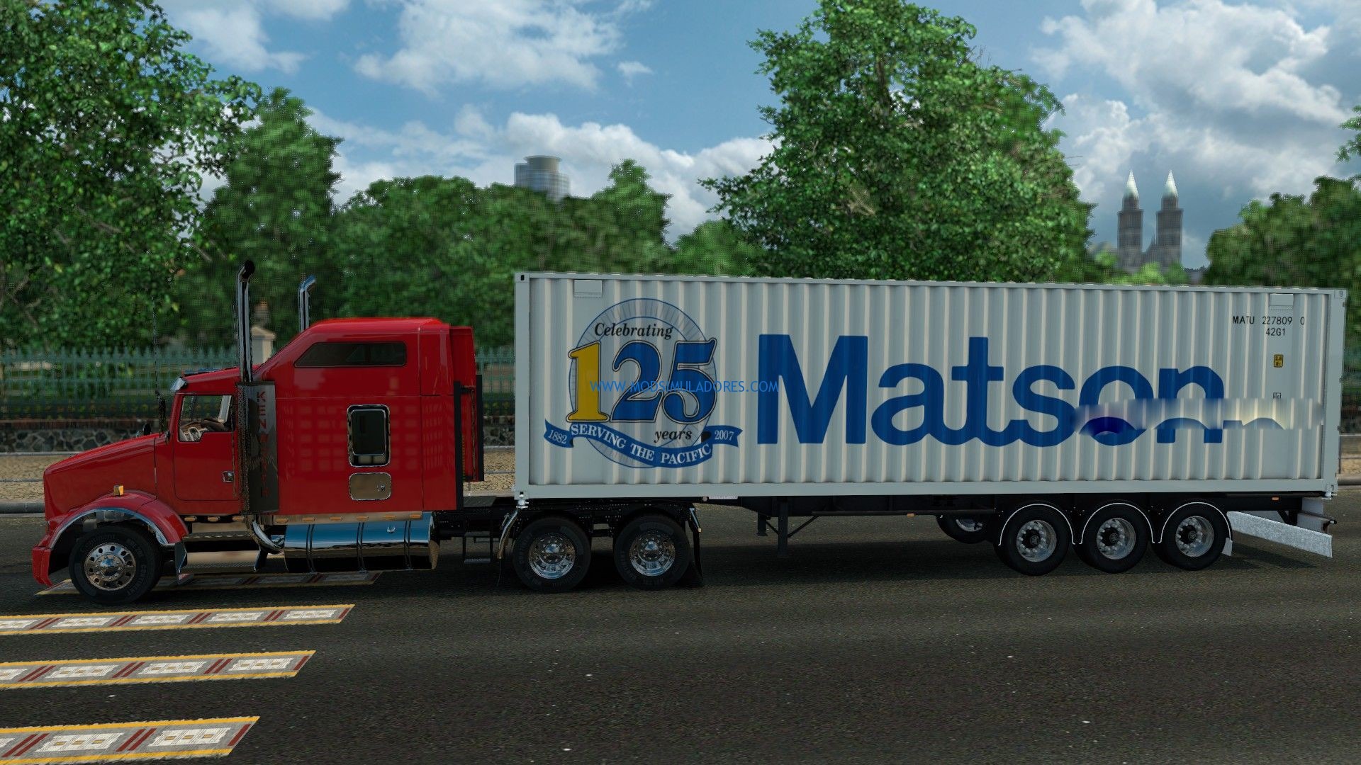 Containers Matson e Maersk Para 1.18.X - ETS2