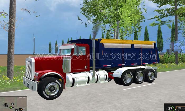 Caminhao Freightliner FLD Para FS15