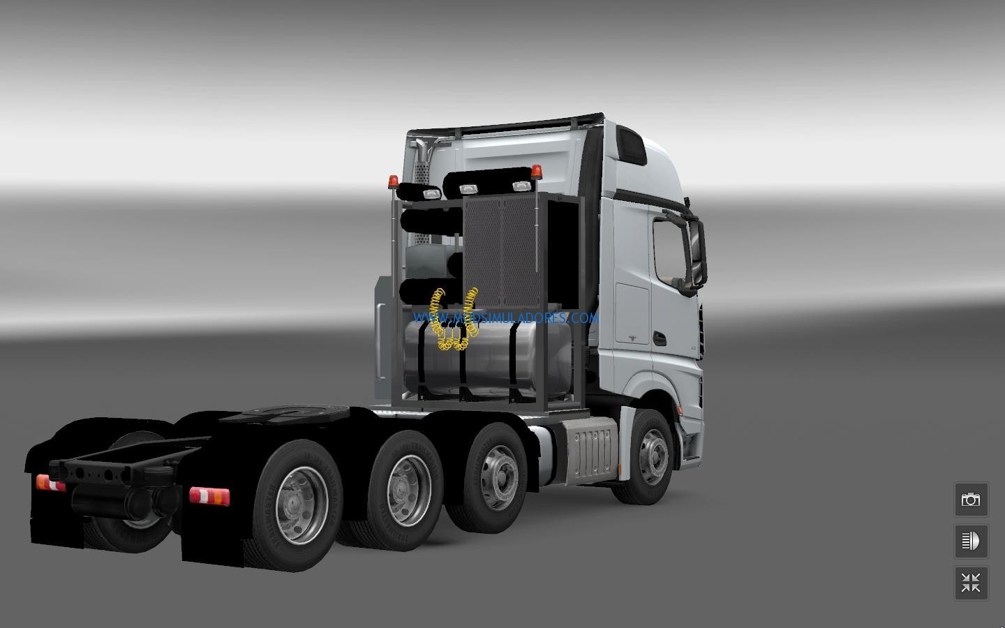 Mod Chassi 8x4 MB Actros Para V1.18.X - ETS2