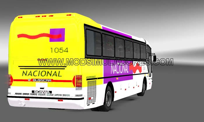 Ônibus Busscar Scania Jumbus 340 V1.1 Para V1.18.X - ETS2