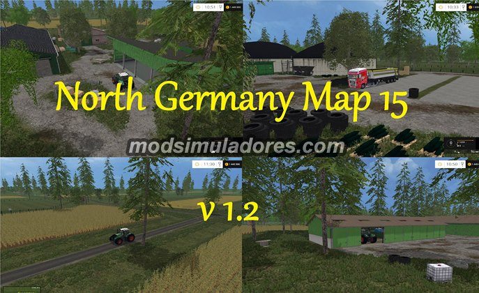 Mapa North Germany 15 v1.2 Para FS15