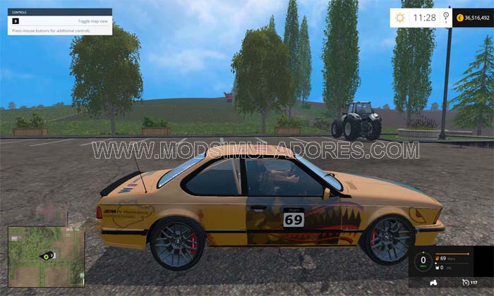 Carro BMW E24 M635 CSi V2.0 Para FS15
