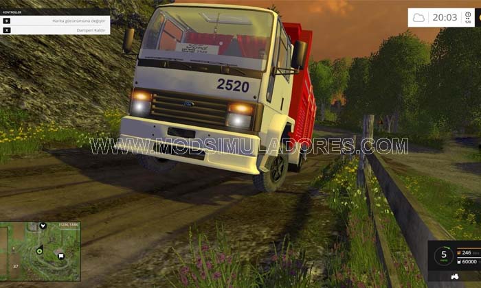 Caminhao Ford Cargo 2520 v2.0 Para FS15