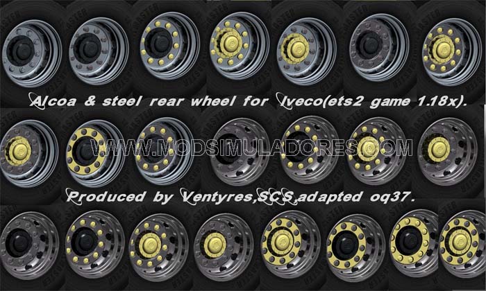 Pack de Rodas Iveco Para V1.18.X - ETS2