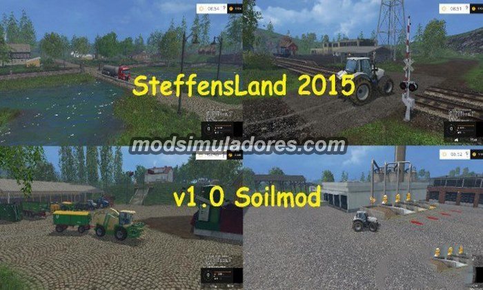 Mapa Steffens Land 2015 v 1.0 Para FS15