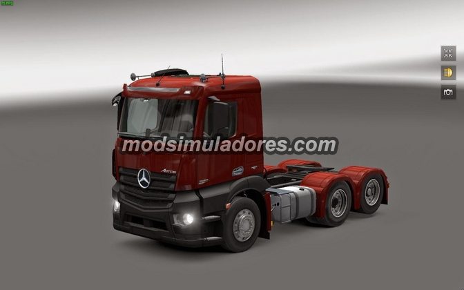 Caminhão Mercedes Benz Antos V.0.8.0.119 Para V.1.19.X - ETS2