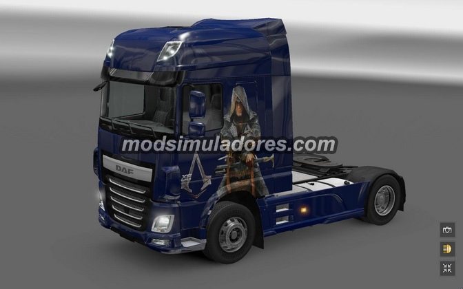 Skin Assassin’s Creed Syndicate Daf XF Euro 6 Para V.1.19.X - ETS2