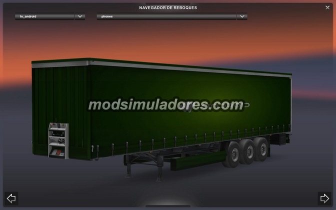 Skin Android MB Actros + Reboque Para V.1.19.X - ETS2