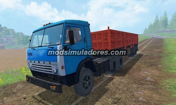Caminhao Kamaz 5410 Truck & Trailer v 1.0 - FS15