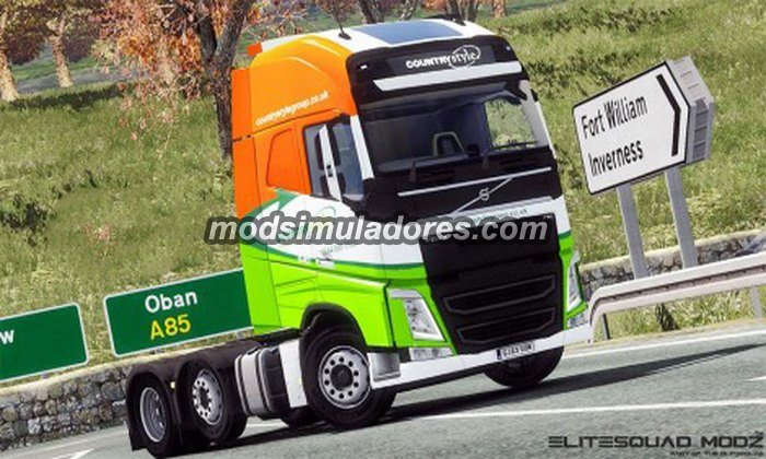 Skin Countrystyle Recycling Volvo FH 2012 Para V1.21.X - ETS2