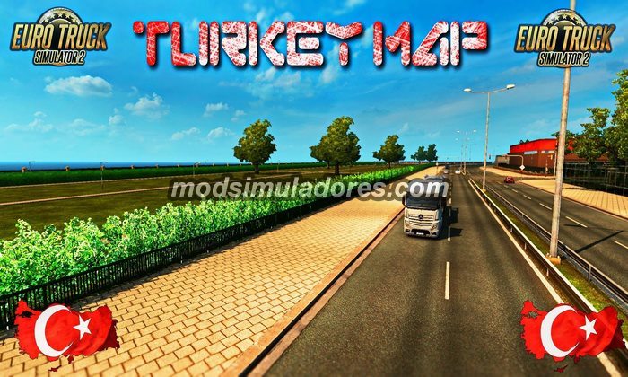 ETS2 Mod Mapa Turquia V.2.5 Para V.1.21.X