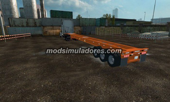 ETS2 Mod Chassis Container Americano Para 1.21.X