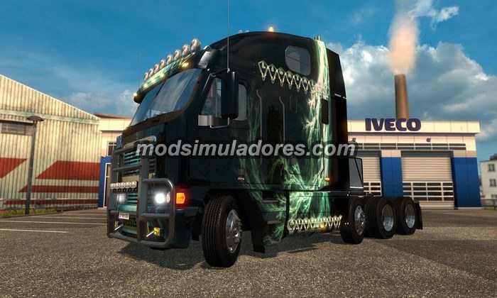 ETS2 Mod Caminhão Freightliner Argosy V.3.0 8x4 Para V.1.22.X