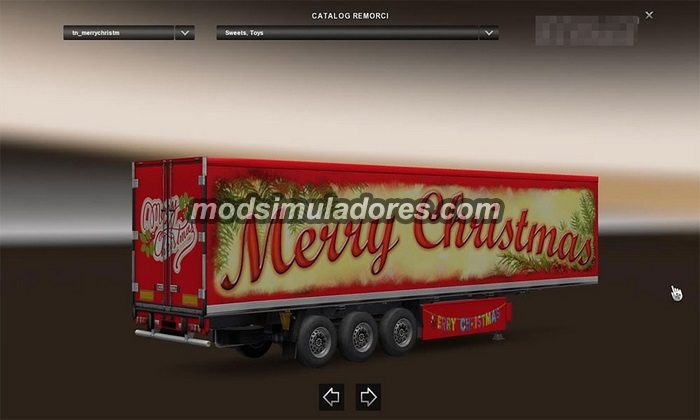 ETS2 Mod Reboque Feliz Natal (Merry Christmas) Para V.1.22.X