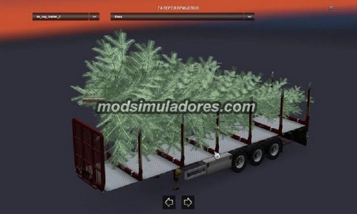 ETS2 Mod Reboque Árvore Para V.1.22.X