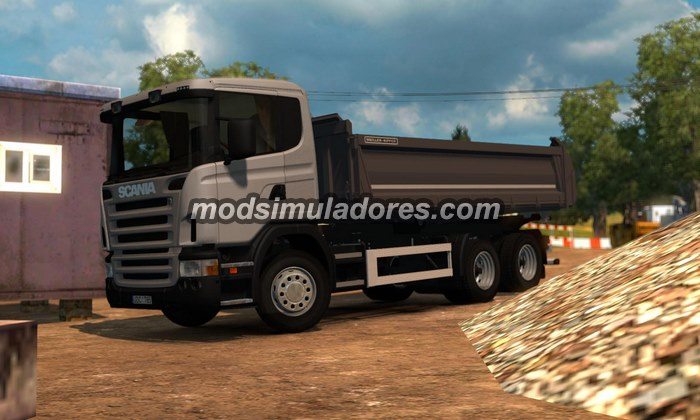 ETS2 Mod Caminhão Scania Dumper 6x4 V.1.0 Para V.1.22.X