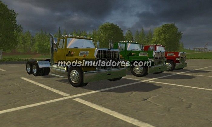FS15 Mod Caminhao Ford L9000 Dyeable Multicolor