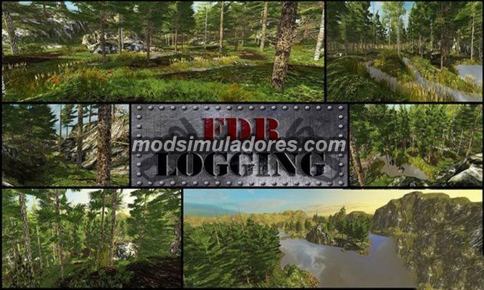 FS15 Mod Mapa FDR Logging – Great Lakes Logging