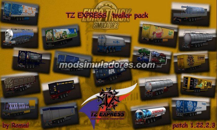 ETS2 Mod Pack de Cargas TZ Para V.1.22.X