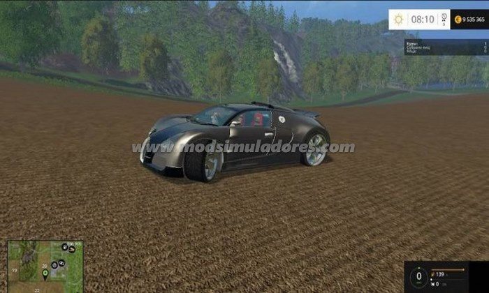 FS15 Mod Carro Bugatti Veyron V2