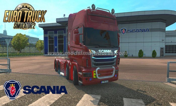 ETS2 Mod Caminhão Scania R Bi-Truck V.2.0 Para V.1.22.X