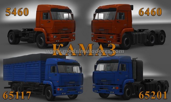 Caminhão Kamaz 546465 V.1.0 Para V.1.22.X - ETS2