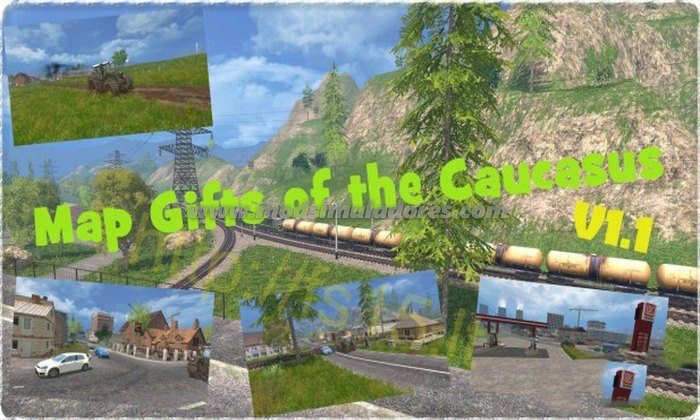 Mapa Gifts of the Caucasus V 1.1 - FS15