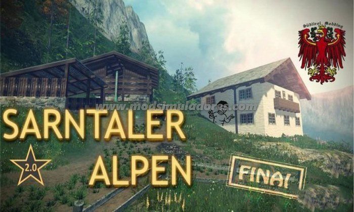 Mapa Sarntaler Alpen v 2.0 FINAL - FS15