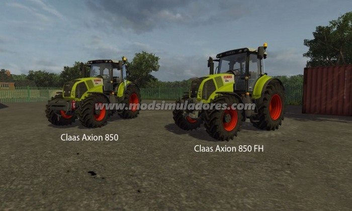 Trator Claas Axion 850 Pack FINAL - FS15