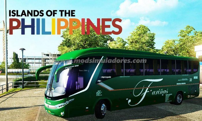Ônibus G7 Ilhas das Filipinas V.2.0 Para V.1.23.X - ETS2