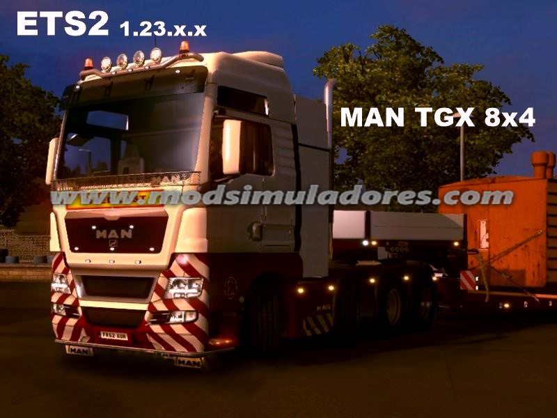 Caminhão - Man Heavy 8x4 e 10x7 V.7.1.0 Para V.1.24.X - ETS2