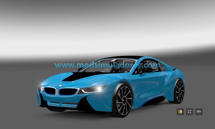 Carro Novo BMW i8 V.2.0 Para V.1.24.X - ETS2