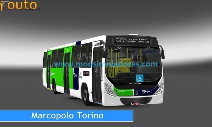 Ônibus Urbano Torino V.2.0 Para V.1.24.X - ETS2