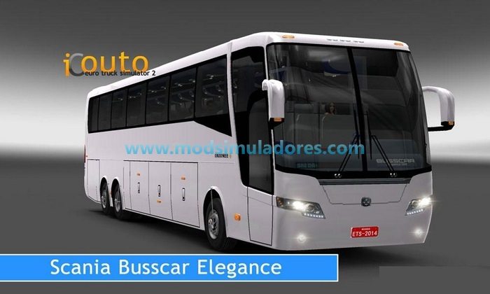 Ônibus Busscar Elegance 360 V.2.0 Para V.1.24.X - ETS2