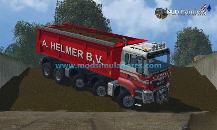 Caminhão MAN TGX A Helmer B.V. v 1.0 BETA - FS15