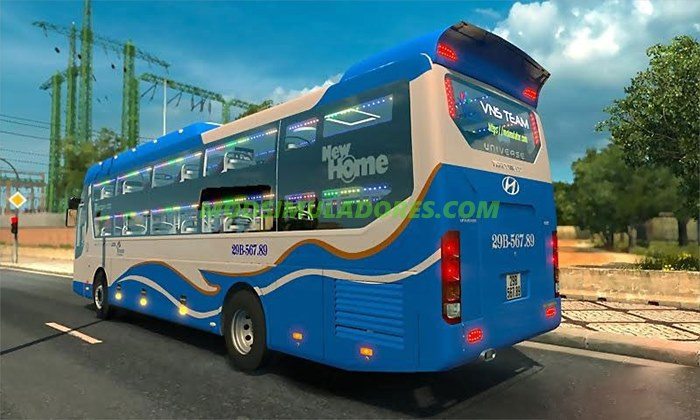 Ônibus Hyundai Universe Noble Para V.1.25.X - ETS2