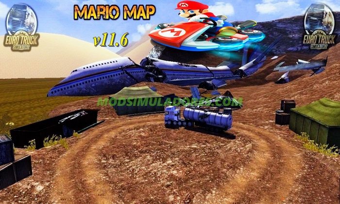 Mapa Mario map v11.8 Para V.1.25.X - ETS2