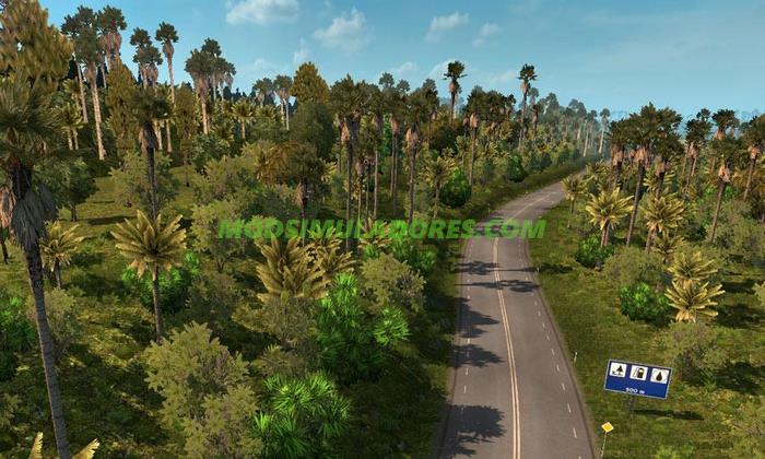 Mod Árvores Tropicais V.3.4 Para V.1.25.X - ETS2