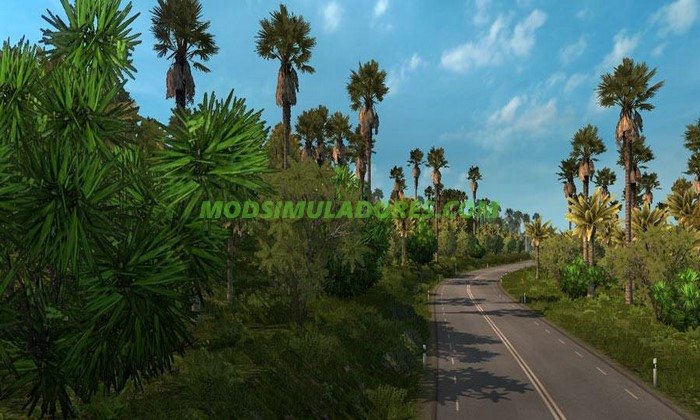 Mod Árvores Tropicais V.3.5 Para V.1.25.X - ETS2