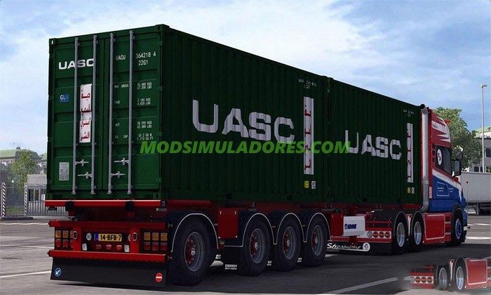 Pack Reboques Container Krone Para V.1.26.X - ETS2