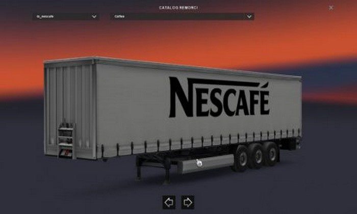 Reboque Nescafé Para V.1.26.X - ETS2