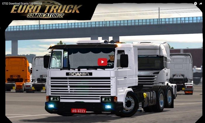 Caminhão Scania 113 Frontal V.3.0 Para V.1.26.X - ETS2