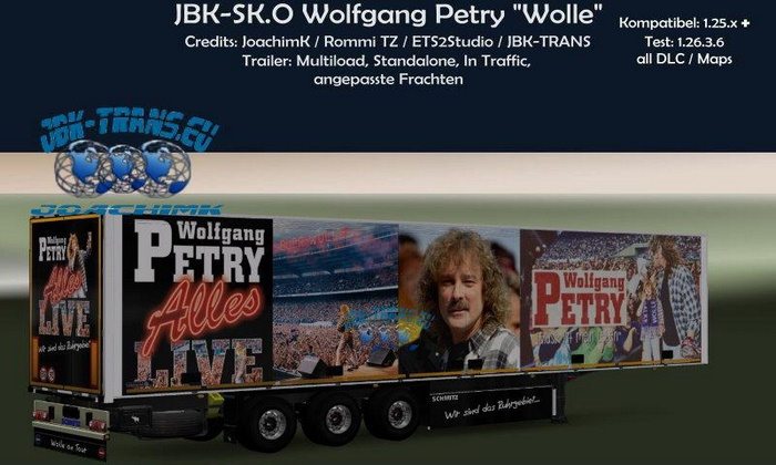 Reboque JBK-SK.O Wolle Petry V.1.0 Para V.1.26.X - ETS2