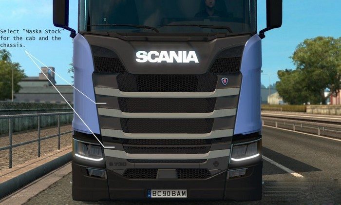 Peças Plásticas + Novos Motores para Scania S Para V.1.27.X - ETS2